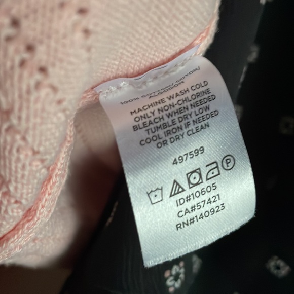 Ann Taylor Factory Black with Peach/White flower Dress with Matching Loft Shrug - Picture 8 of 10